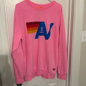 Pink Aviator Nation sweatshirt